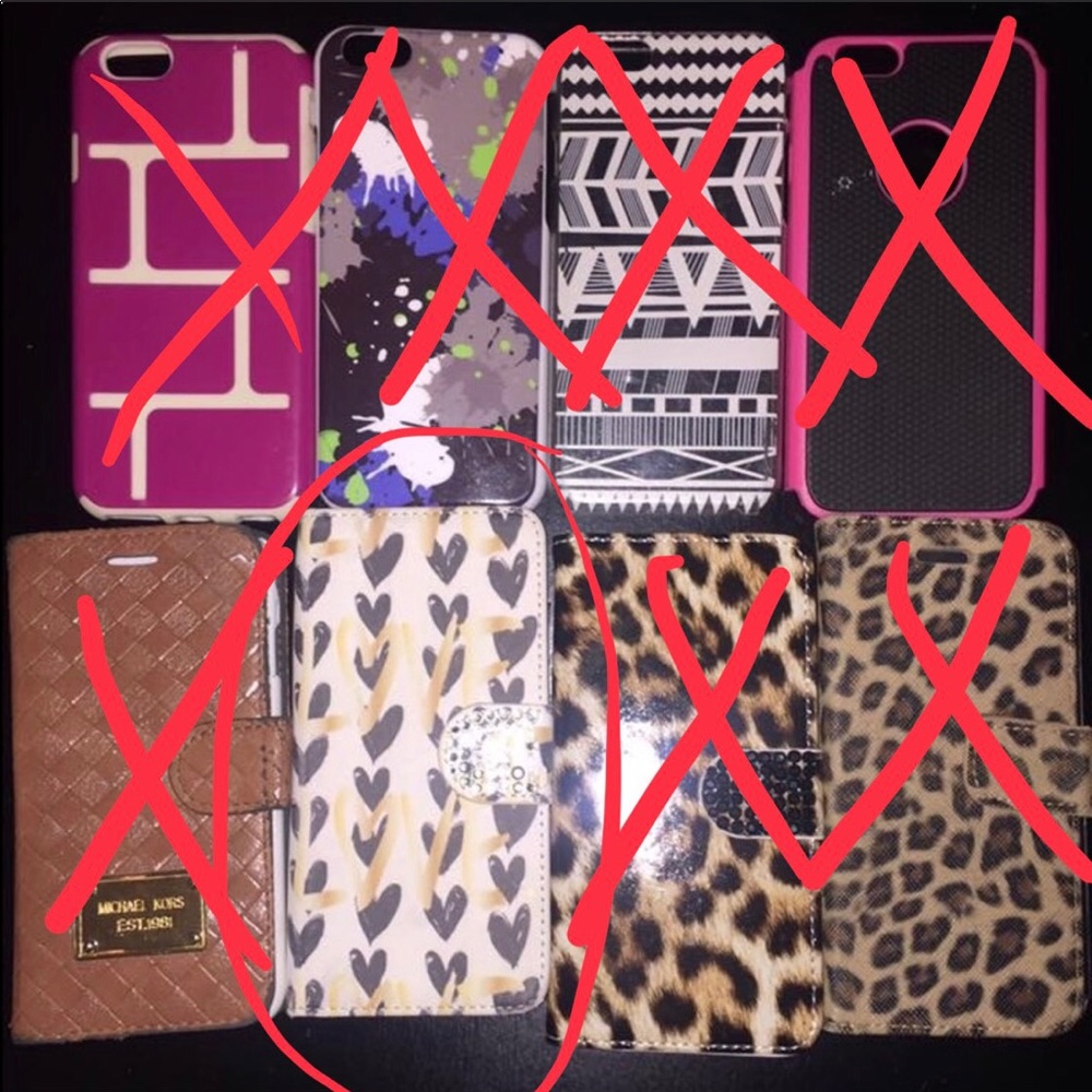 Hearts iPhone 6 wallet case